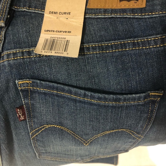 NWOT True Religion Women's  Demi Curve Mid Rise Straight Blue Jeans. Size 25 - Picture 7 of 12